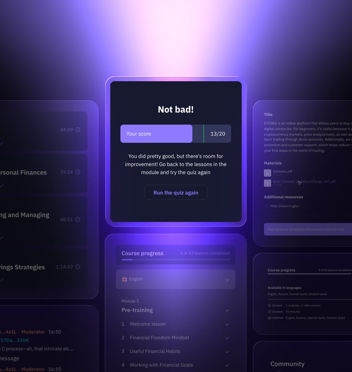 academy's interface