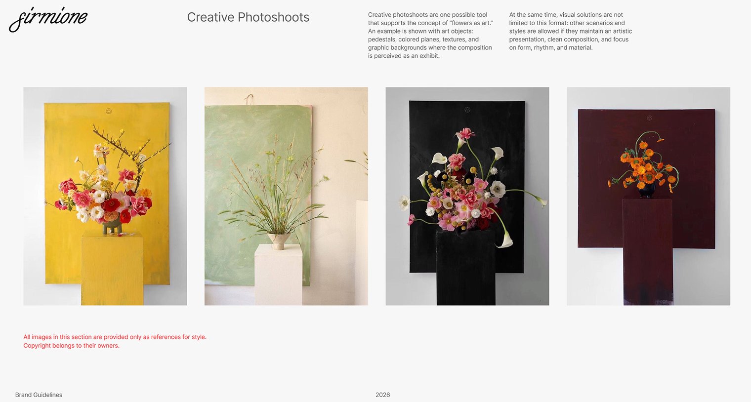 Sirmione creative photoshoot style references