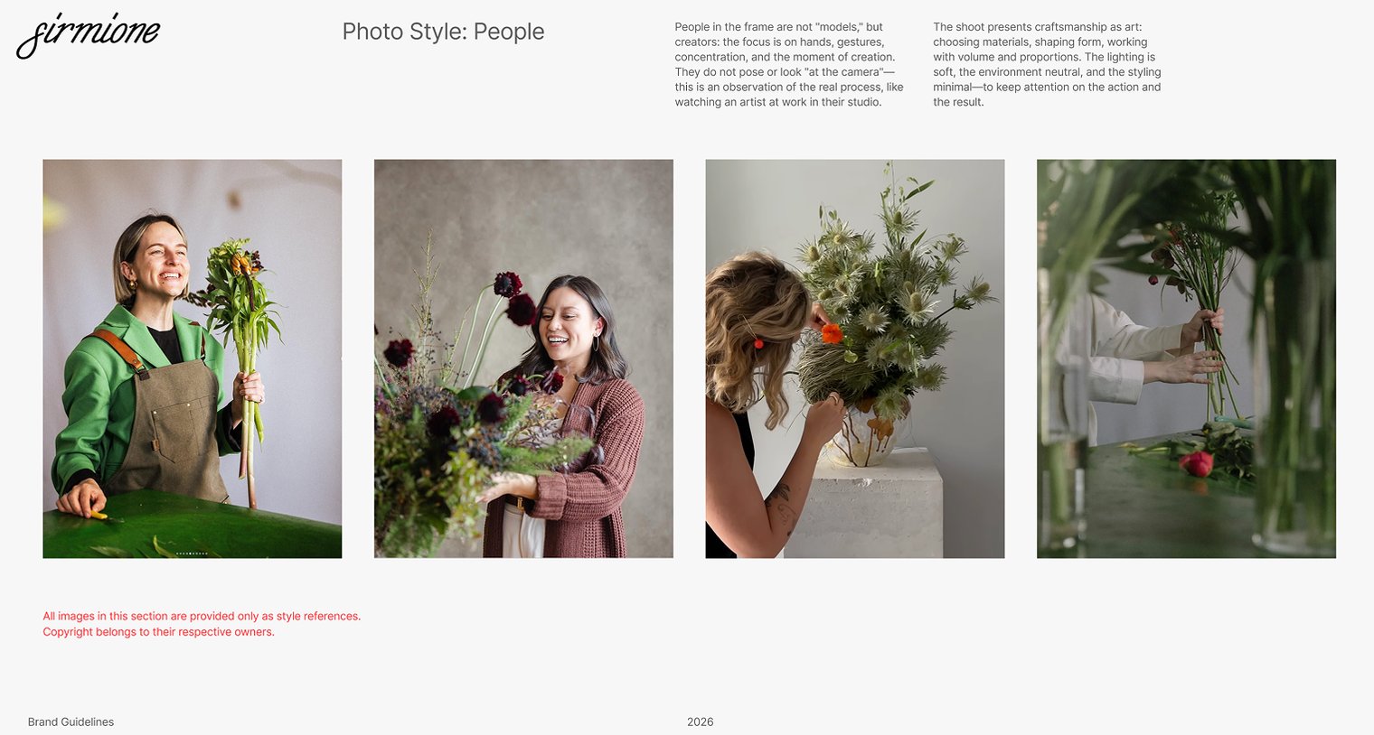 Sirmione photo style guide: florists at work